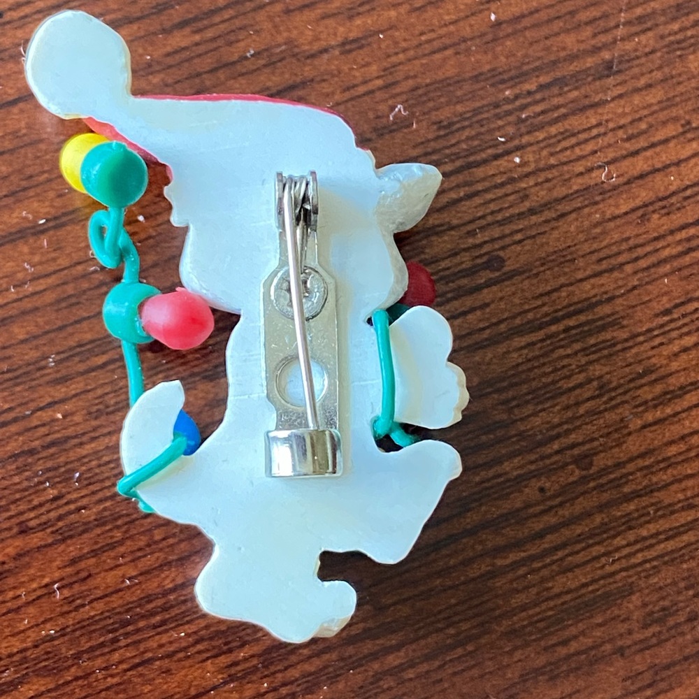 Christmas Cat Pin/Brooch - Picture 2 of 2